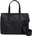Calvin Klein Damen Tote Bag Tasche Must Mono Klein, Schwarz (Ck Black), Einheitsgröße