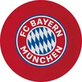 amscan 8 Partyteller * FC Bayern MÜNCHEN * zur Fussball-Party und Geburtstag | Fan FCB Fußball Kindergeburtstag Teller Pappteller