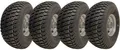 15x6.00-6 Grass Lawnmower Wheels 4ply P332 Tyre on Rim 20mm Bearings (Set of 4)