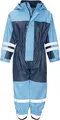 Playshoes Warmer Wasserdichter Matschanzug Regenbekleidung Unisex Kinder,marine Overall,86