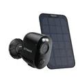 Reolink Überwachungskamera Aussen Akku Argus 3 Ultra(Schwarz) mit Solarpanel, 8MP Farbnachtsicht, Solar WLAN Kamera Outdoor mit 2,4/5GHz WiFi, KI-Erkennung, Alarm-Filter, Spotlights, 2-Wege-Audio