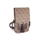 Guess Unisex GUWBSQGBE Reisezubehör-Reisepass-Tasche, Beige
