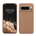 kwmobile Handyhülle für Google Pixel 8 Pro Hülle, für Pixel 8 Pro Case - Hülle Silikon - kabelloses Laden - Cappuccino