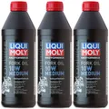 3x LIQUI MOLY 2715 Motorbike Fork Oil 10W Medium Motorrad Gabelöl vollsynth. 1L