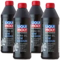 4x LIQUI MOLY 2715 Motorbike Fork Oil 10W Medium Motorrad Gabelöl vollsynth. 1L