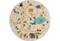 the carpet Teppich Happy Life, rund, Höhe: 4 mm, Life Kinderzimmer Teppich Spielteppich pflegeleicht