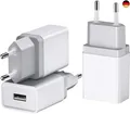 12W USB Ladegerät 3er-Pack 2,4A/5V Standard Netzteil Stecker Kompatibel mit 