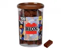 Blox 100 Bausteine braune 8er Steine in Dose von Simba