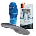 Einlegesohlen Damen & Herren – Seeger Business Soles orthopädische Schuheinlagen für Arbeitsschuhe, Entlastung bei Fersensporn & Plantarfasziitis, stoßdämpfend & atmungsaktiv (Gr.46)