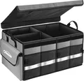 Oasser Kofferraumtasche Kofferraum Organizer mit Deckel Autobox Auto Box Tasche