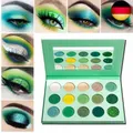 Lidschatten Palette Grüne Matt Glitzer,Afflano Avocado-Green Eyeshadow Palette