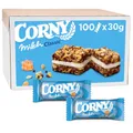 Müsliriegel Corny Milch Classic | 100er-Vorratspack | Mit Getreide und Milchcreme | Bulk für Büros, Events, Konferenzen, Buffets & Cafeterien | 100 x 30 g