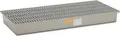 GFK-Auffangwanne 220/3 CEMO, 220 l Auffangvolumen, B 1880 x T 850 x H 200 mm, mit GFK-Gitterrost 139235