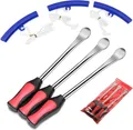 Mookis Reifen Tool Kit Reifenheber Werkzeug Felge Motorrad Fahrrad 3 Stück