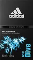 Adidas Ice Dive, Männer, 50 ml, Geranium, Patschuli, Sandelholz, Bernstein, Tonka-Bohne, Vanille, Bergamotte, Grapefruit, Lavendel, Spray