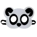 Jtnohx Filz Tiermasken, 10 Stück Halloween Maske für Kinder, Tier Kostüm für Geburtstag Party Supplies（Panda Masken）