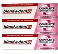 3x Blend-a-dent Haftcreme Complete Starker Halt Geschmacksneutral 47g