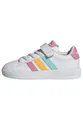 adidas Unisex Kinder Grand Court 3.0 Shoes Children, FTWR White/Bliss pink/Lucid Tangerine, 35 EU