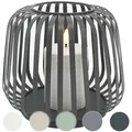 Candela Lights »Cottage Metal« Solar-Laterne mit Stumpenkerze 40x40x35 cm / weiß