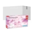 ARNOMED Nitril Blossom Rose Einmalhandschuhe, puderfrei, rosa 385-S , 1 Karton = 10 Packungen à 100 Stück, Größe S