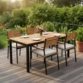 Gartenmöbel Balkonmöbel Set Tisch Stuhl Balkon Garten Holz Möbel Juskys®