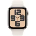 Watch SE, Smartwatch champagner, Aluminium, 44 mm, Sportarmband Polarstern S/M