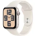 Apple Watch SE 2024 44 mm Polarstern Sportarmband S/M