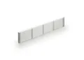 NABER 8033012 Sockel-Lüftungsgitter 1, silber, B 84 mm, L 480 mm