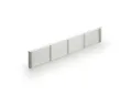 Sockel-Lüftungsgitter 1, silber, B 84 mm, L 480 mm