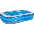 Bestway - Aufstell-pool Planschbecken Eckig Gartenpool Schwimmbecken 211x132x46cm