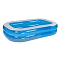 Bestway Family Pool Planschbecken aufblasbar Rechteck 211x132x46 cm blau 400 l