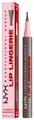 NYX PROFESSIONAL MAKEUP Lippenstift LIP LINGERIE LIP LINER STAIN, wisch- und wasserfesten Halt, mit präziser Filzkugelspitze