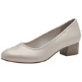 Jana Vegan, Mehrweite mit Blockabsatz Blockabsatz Pumps Vegan rosa 37 EU