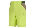 La Sportiva Trekkinghose Wanderhose Guard Short (elastischer Bund mit Kordelzug) kurz limegelb