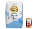 24x Farina Molino Caputo Doppio zero Classica, farina per Pizza Napoli Pizzamehl Pizza Mehl 1kg + Italian Gourmet polpa 400g