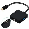 BENFEI Mini DisplayPort auf HDMI VGA DVI Adapter, 3 in 1 Mini DP(Thunderbolt) Konverter Kompatibel mit Surface Pro 2-6, MacBook Air 2010-2017, MacBook Pro 2010-2015