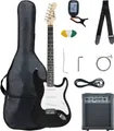 McGrey Rockit E-Gitarre ST-Komplettset Black