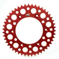 RENTHAL 520 Z48 Rillen Alu Krone Rot Für Honda 650 XR R SM 2000-2008