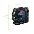 Bosch Professional Linienlaser GLL 2-15 G (grüner Laser, Innenbereich, Halterung LB 10, sichtbarer Arbeitsbereich: bis 15 m, 4x AA-Batterie, in Kartonschachtel)