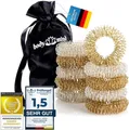 10er Set Deluxe Yin & Yang Fingermassageringe für Akupressur & Entspannung – Sanfte Massage für Finger & Hände, zum Stressabbau