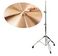 PAISTE 18" PST 7 CRASH SCHLAGZEUG CYMBAL BECKEN STÄNDER STATIV STAND STABIL SET