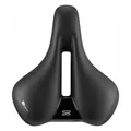 Ellipse Relaxed Unisex Sattel Für Citybike Und Trekking, Schwarz 250X223 Mm