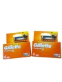 Gillette FUSION 5 Rasierklingen 4 Klingen Doppelpack Neu & Original