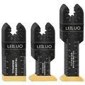Titan Multitool Sägeblätter LEILUO 15 Stück oszillierende Werkzeugklingen für Nägel Holz verpackt in einer Aufbewahrungstasche Kompatibel mit Dewalt Makita Dremel und mehr