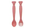 Disney Minnie Mouse Kinderbesteck Set 2-teilig – Löffel & Gabel mit Motivgriffen (2-tlg)