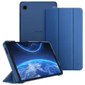 Fintie Hülle für Samsung Galaxy Tab A11 8,7" 2025/ Tab A9 8.7 Zoll Tablet, Ultra Dünn Schutzhülle mit Transparenter Rückseite, Navy