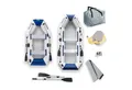 HOME DELUXE Schlauchboot PIKE Sport, (Set, -, Motor, zwei Paddel, Reparatur Kit, Transporttasche und Luftpumpe), PVC, 3 lagig Konstruktion, extra stark, mit Motor