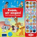 Disney - Komm, wir singen! Die 27 schönsten Kinderlieder - 27-Button-Soundbuch - Liederbuch mit Noten zum Mitsingen - Mit Der König der Löwen, Das Dschungelbuch, Bambi und mehr!: Tönendes Buch