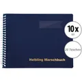 Helbling BMB20 Marschbuch blau 20 Taschen 10x Set