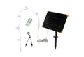 Lights4fun LED-Dekofigur Solar Panel für 24V Bicolor LED Rentiere